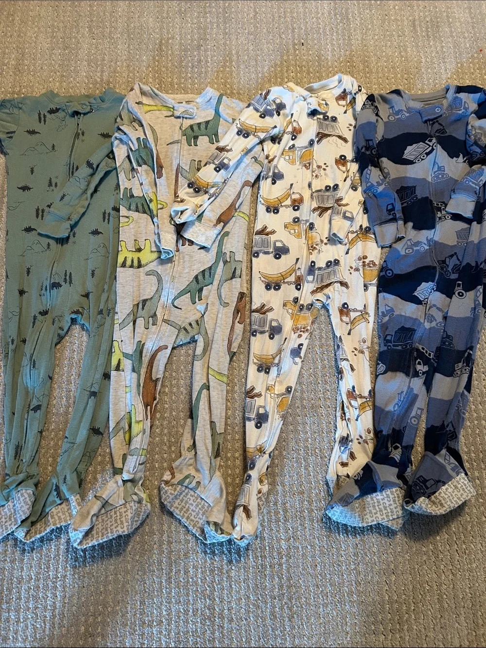 Carter’s Cotton One-Piece Footed Pajamas - in Assorted Prints